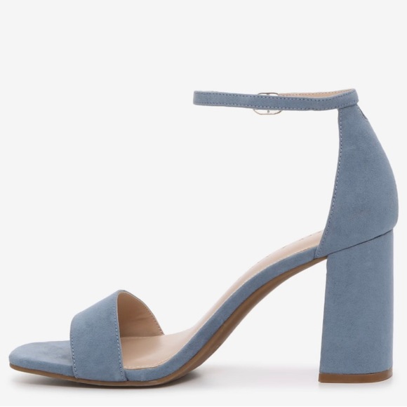 Blue Suede Heels - Picture 3 of 6
